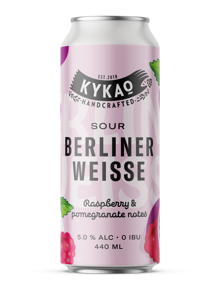 Kykao Sour Berliner Weisse, 5%, 440 ML IBU: 0